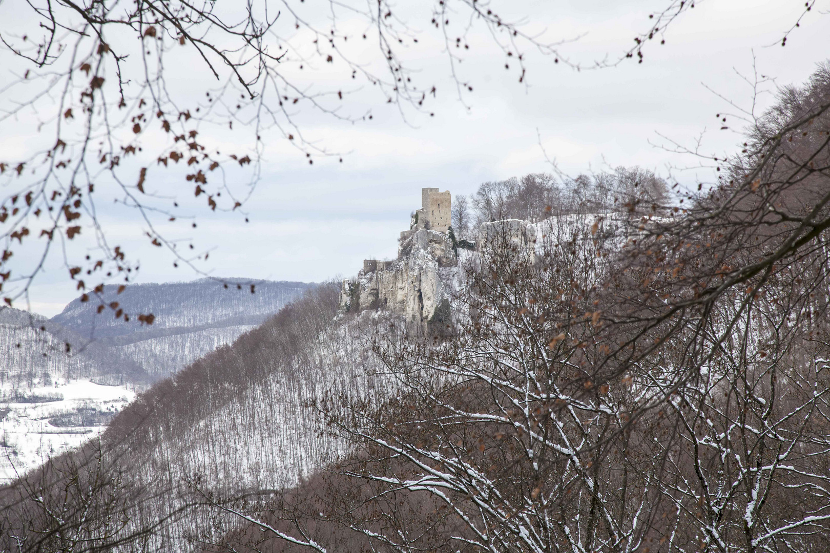 Winter auf der Schwäbischen Alb - Ruine Reussenstein