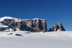 Winter auf der Seiser Alm