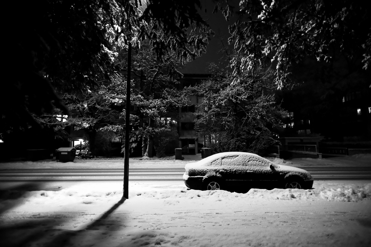 Winter auf der Straße...!