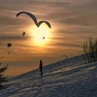 Winter auf der Wasserkuppe.