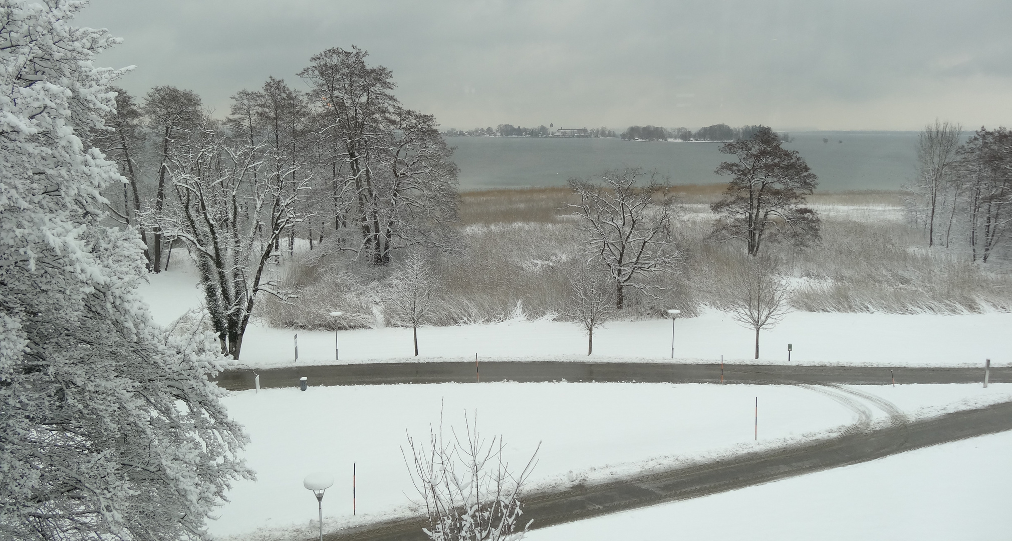 . winter auf herrenchiemsee .