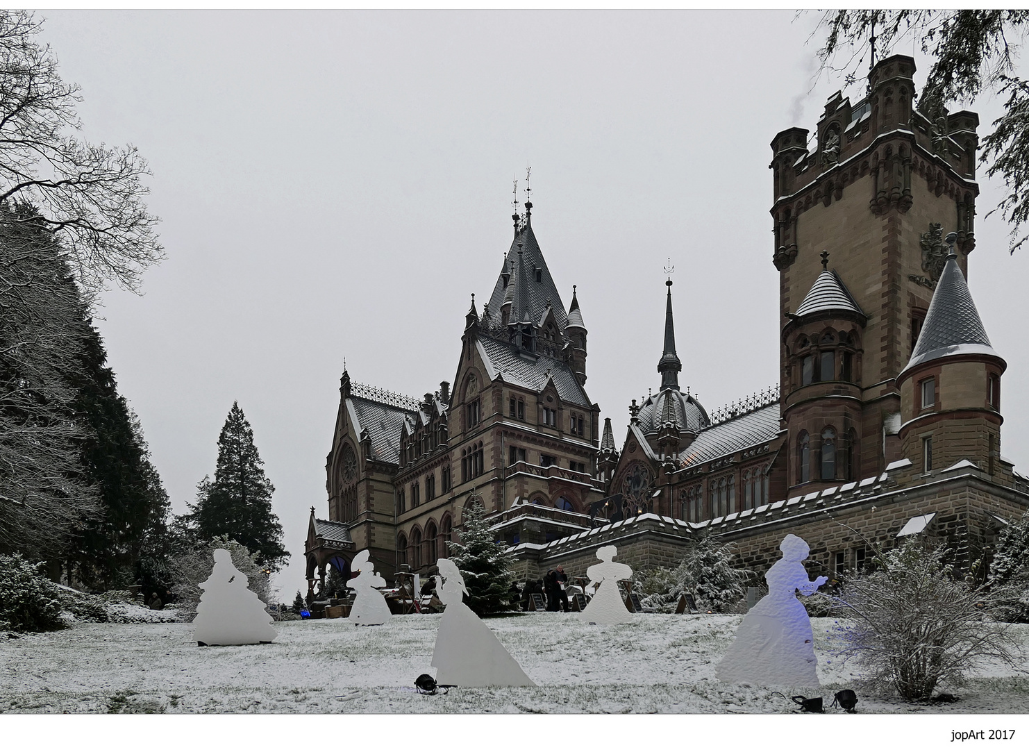 Winter auf Schloss Drachenburg...