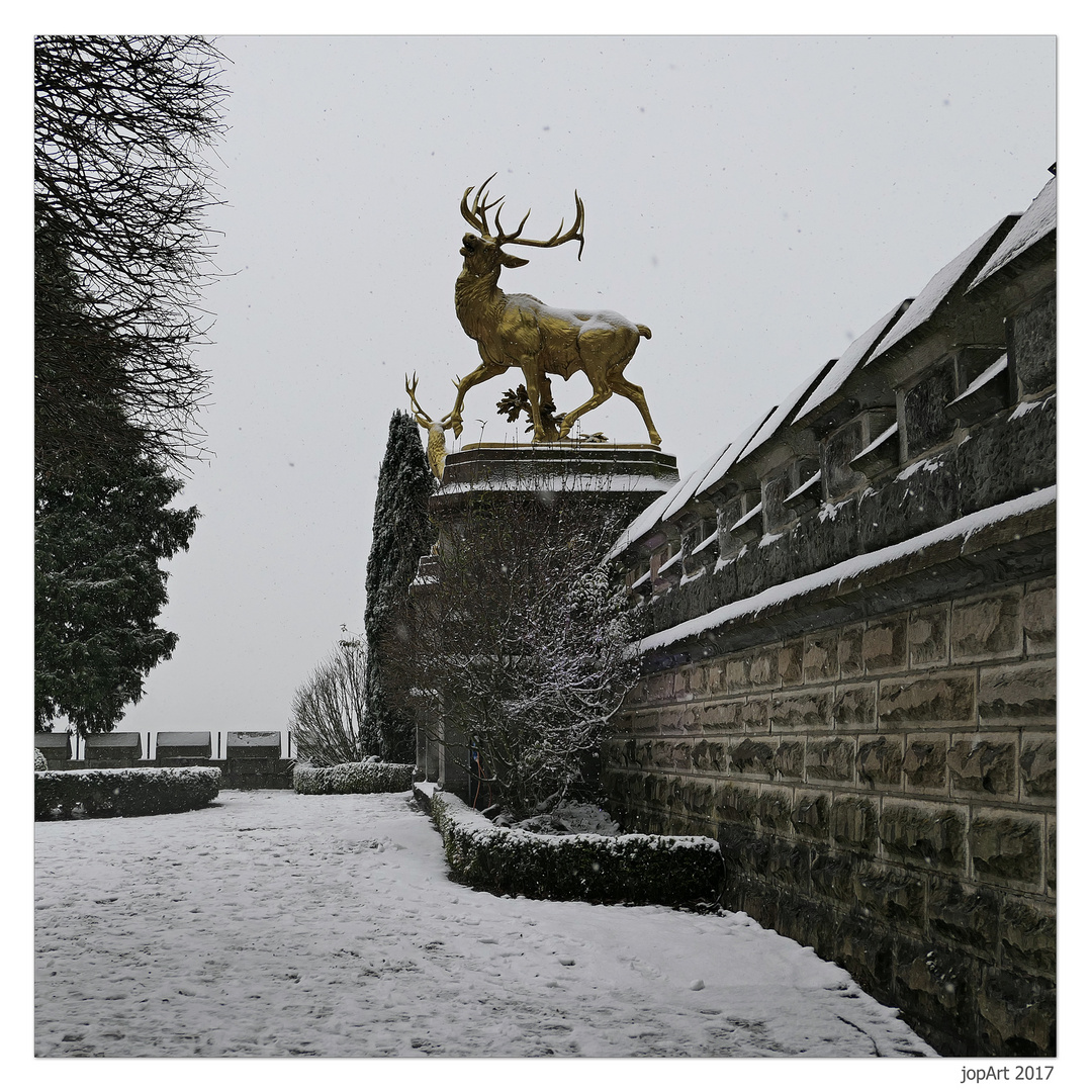 Winter auf Schloss Drachenburg...
