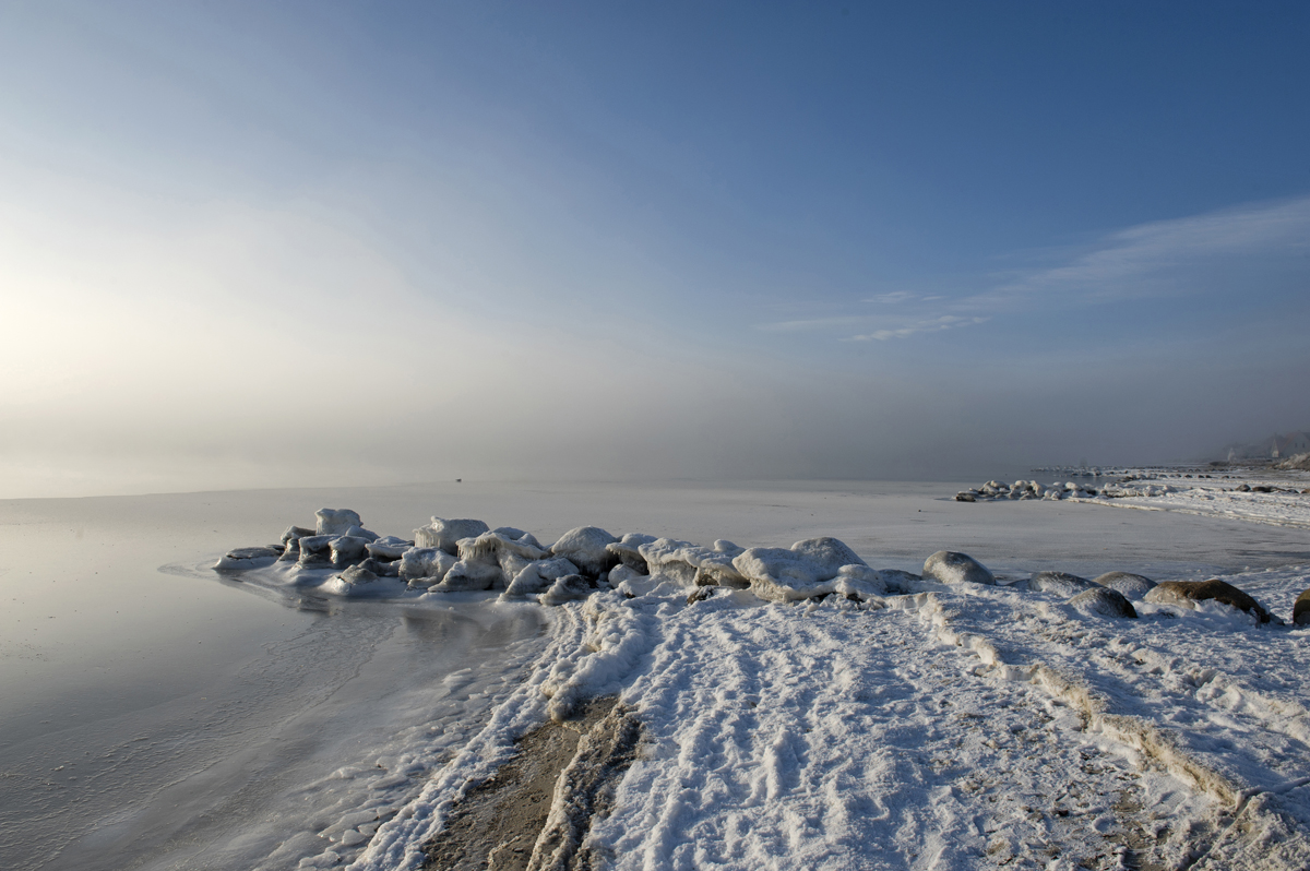 Winter beach