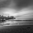 Winter beach in Santa Monica