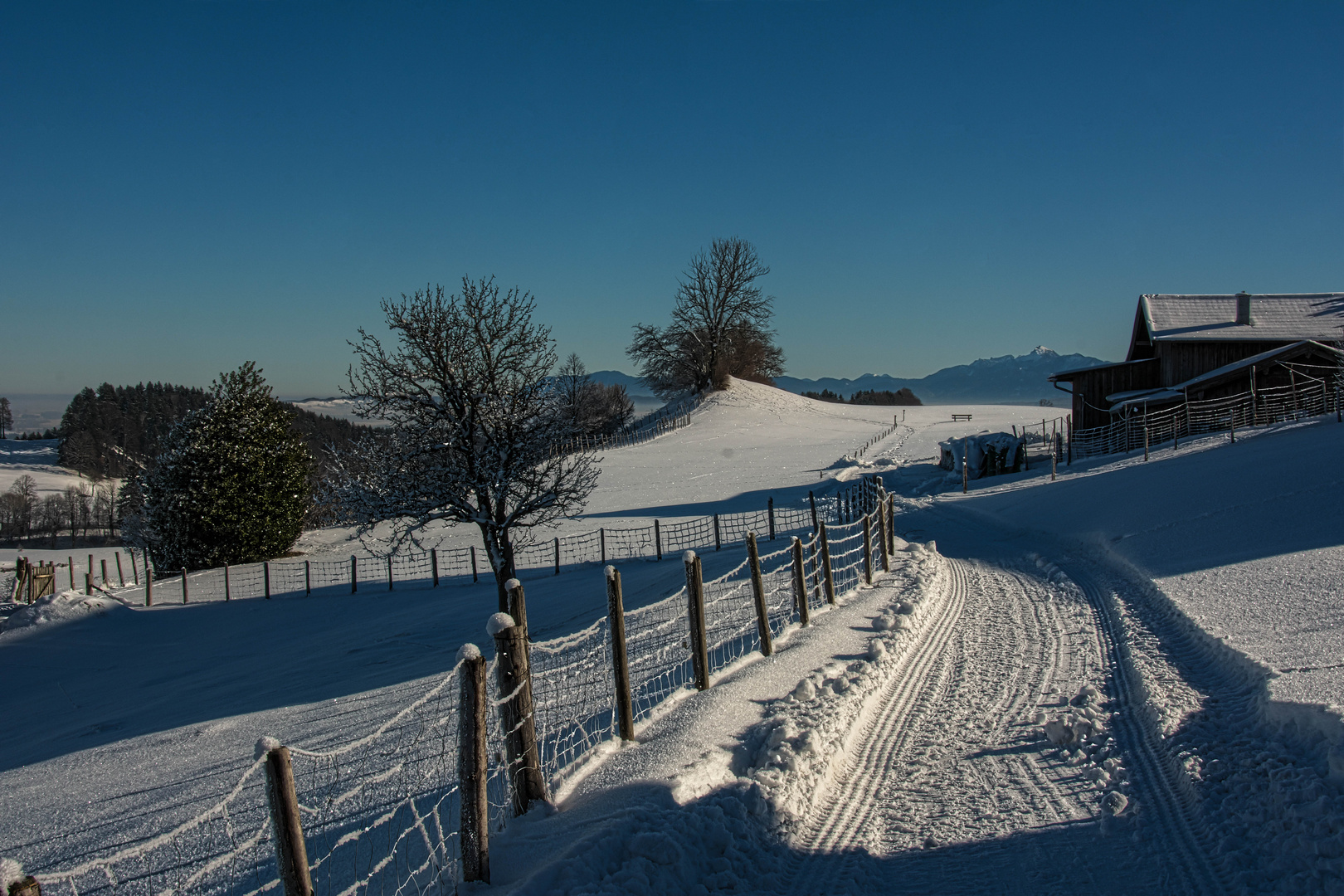 Winter bei Bad Kohlgrub