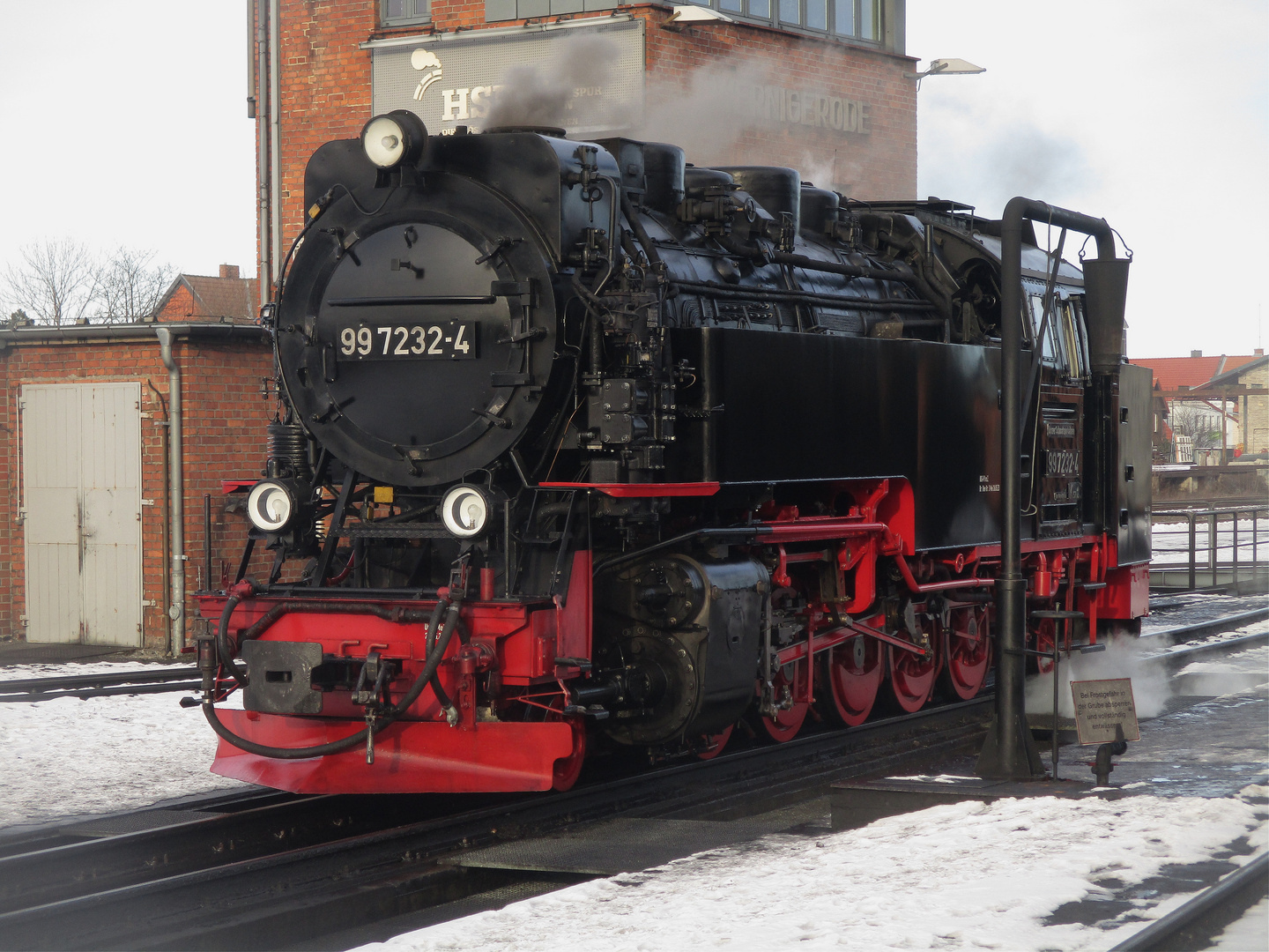 Winter bei der HSB in Wernigerode 1. 