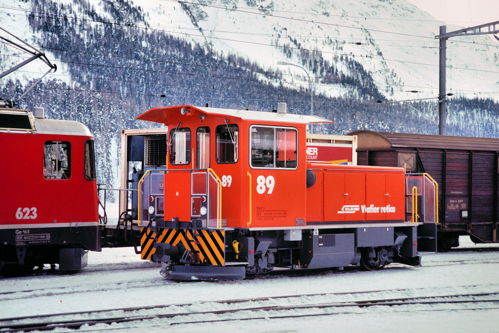 Winter bei der Rhätischen Bahn