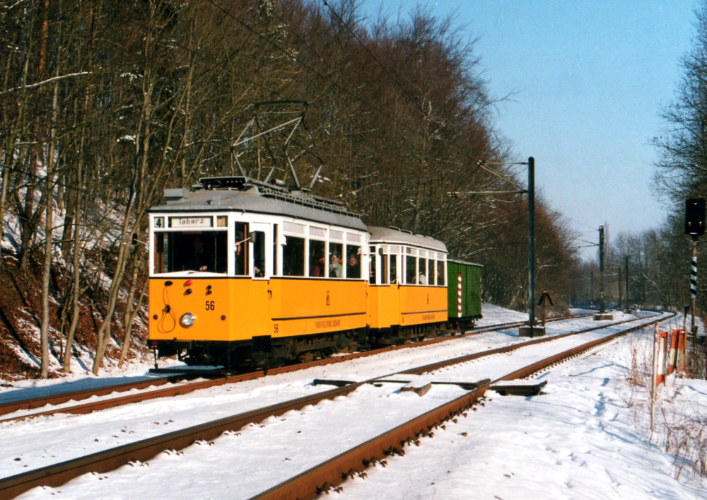 Winter bei der Thüringer Waldbahn