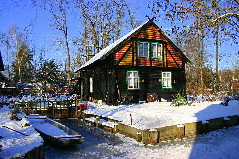 Winter bei uns im Spreewald........ 2