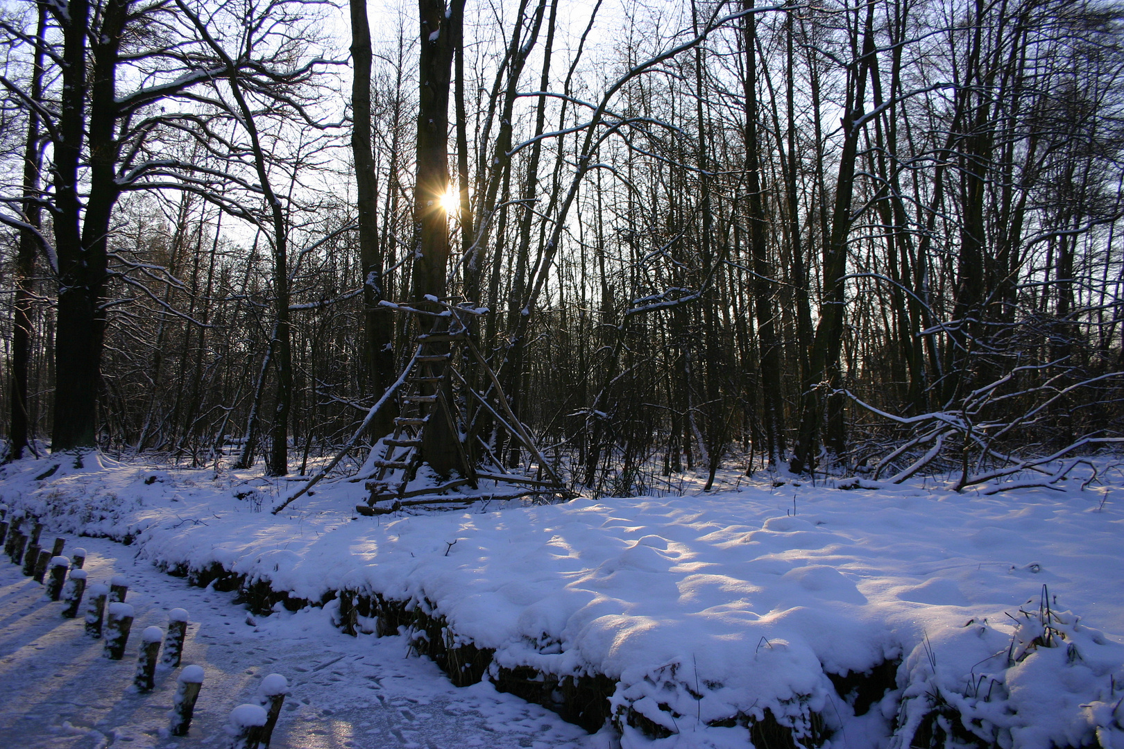 Winter bei uns im Spreewald