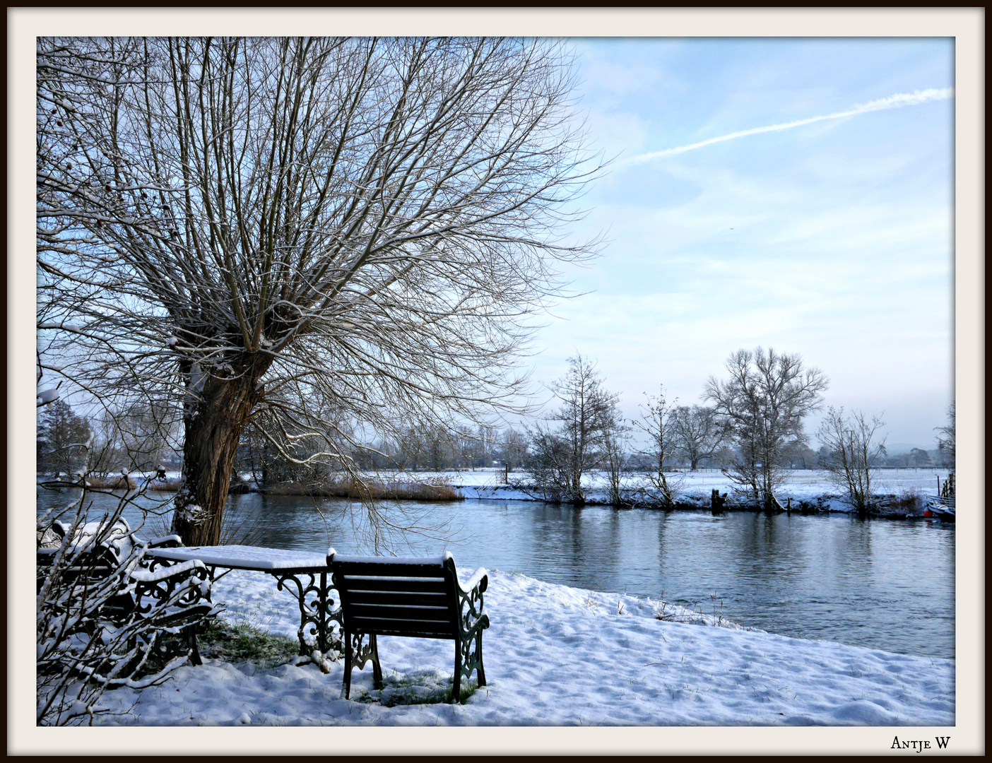 Winter by the river