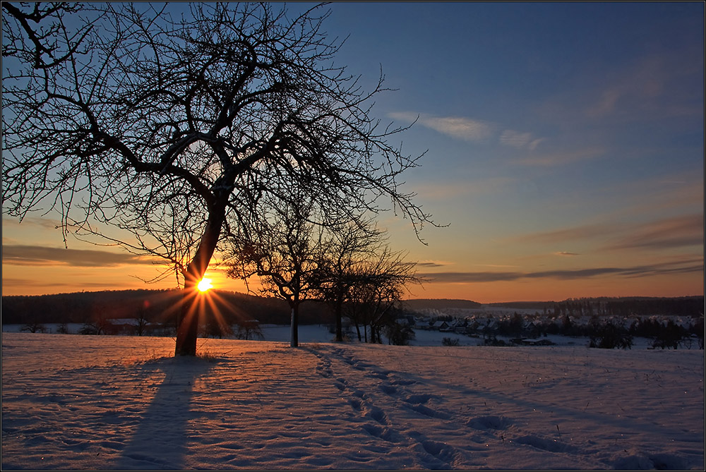 Winter daheim