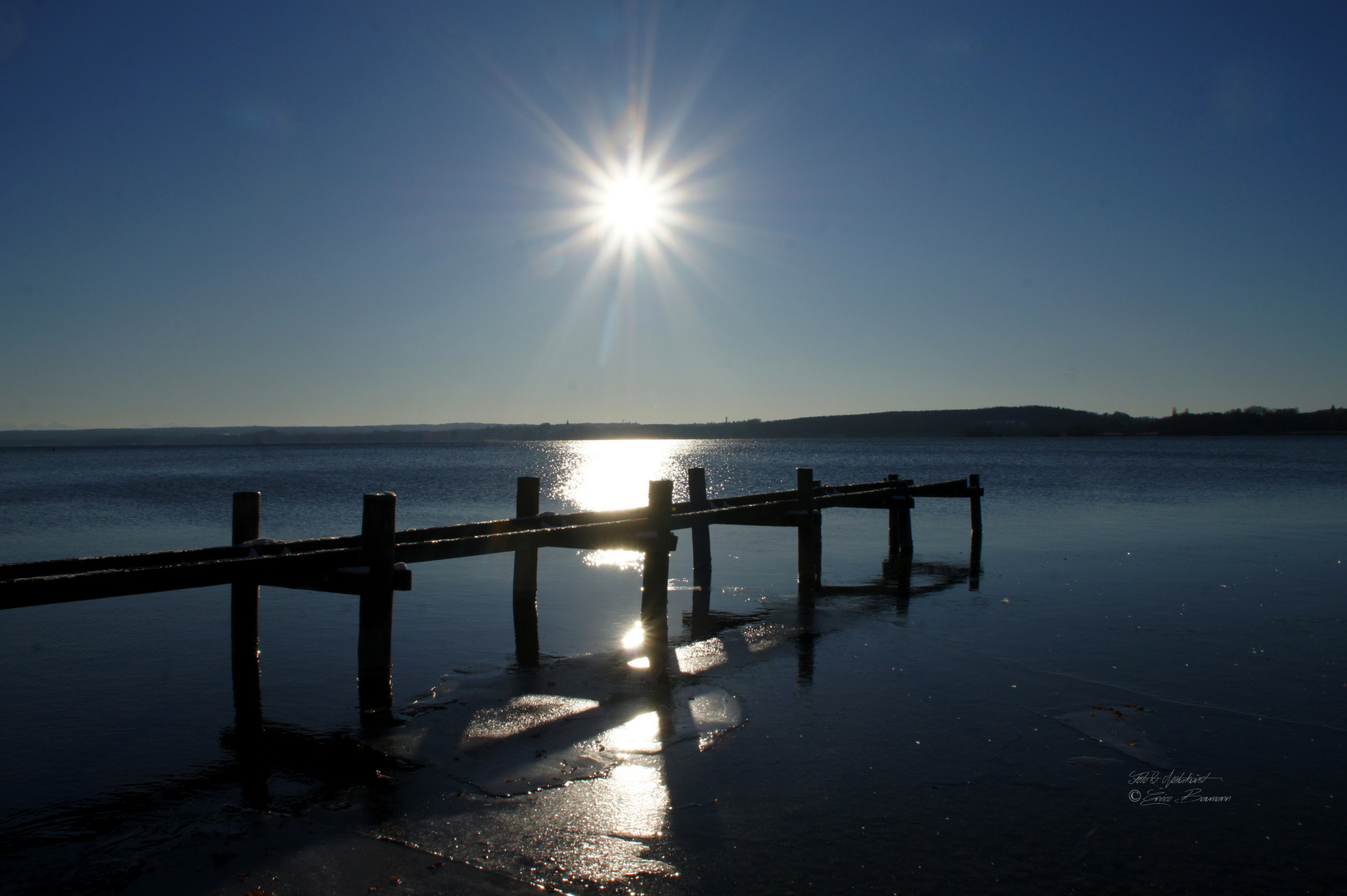 Winter - Eis -Impression am Ammersee