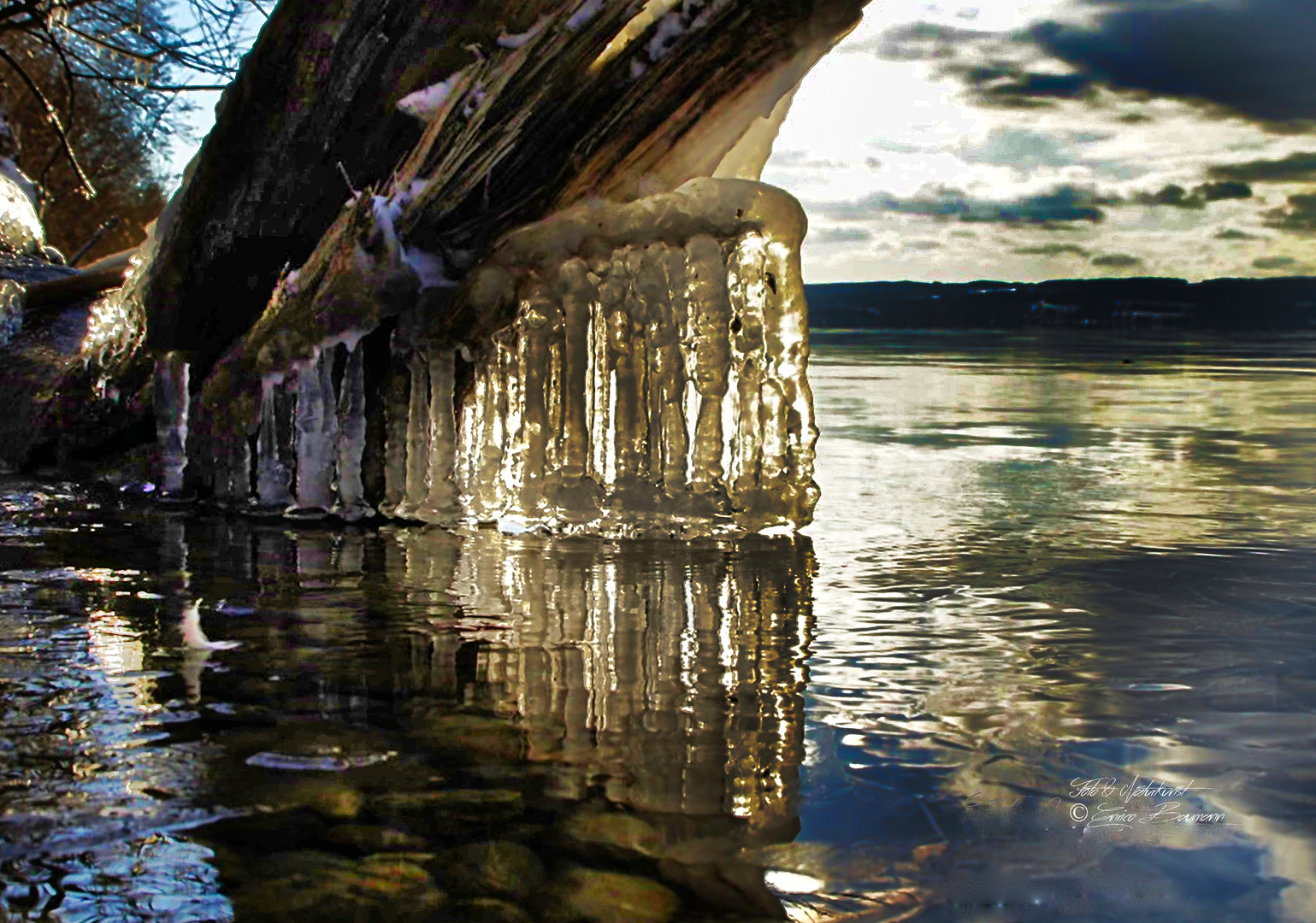 Winter - Eis -Impression am Ammersee