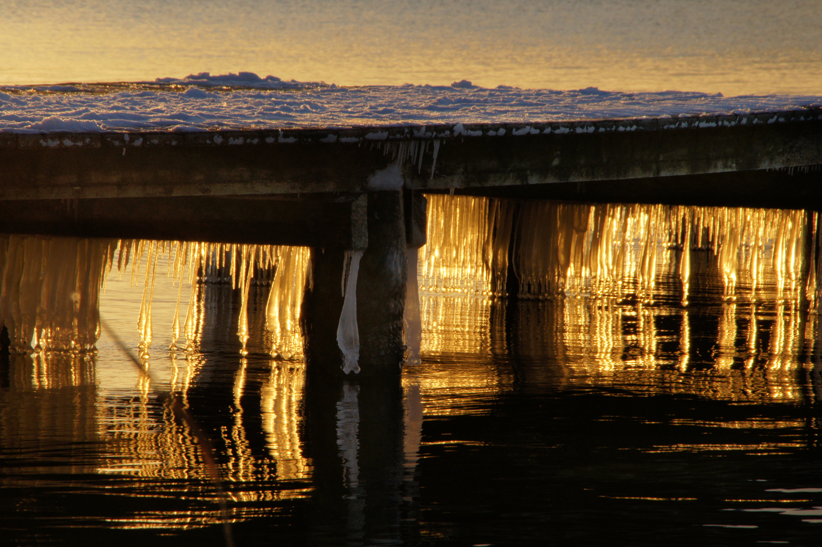 Winter - Eis -Impression am Ammersee