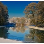 Winter, entlang der Ems in Rheine 2