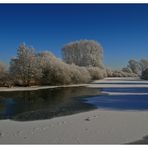 Winter, entlang der Ems Rheine