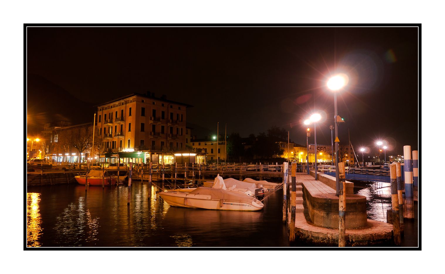 winter evening in ISEO