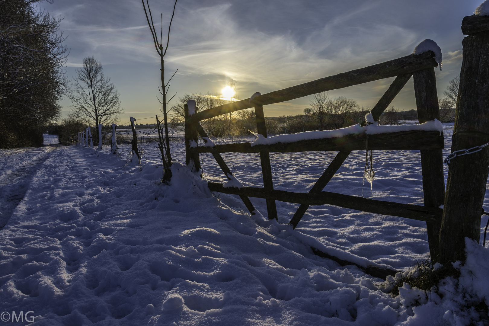 winter feeling  auf dem Dorf 