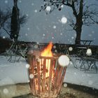 Winter-Feuer-Zauber