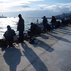 Winter fishing in Yalta