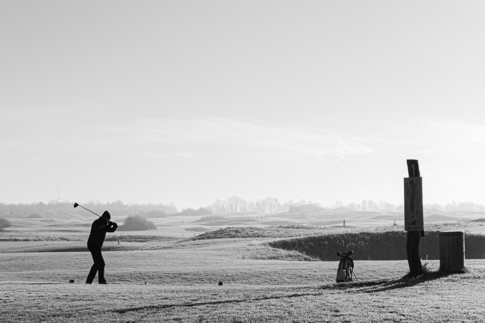 Winter golf