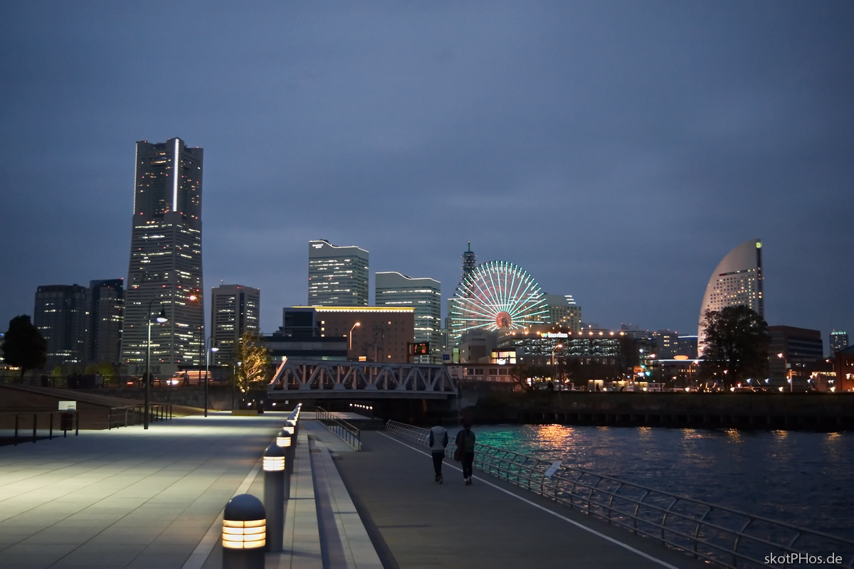 Winter Illumination at Yokohama Bay Area