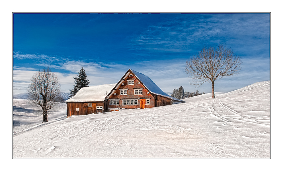 Winter im Appenzellerland