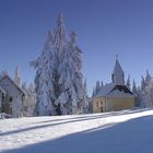 Winter im ausgestorbenen Dorf