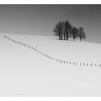 Winter im bayerischen Voralpengebiet