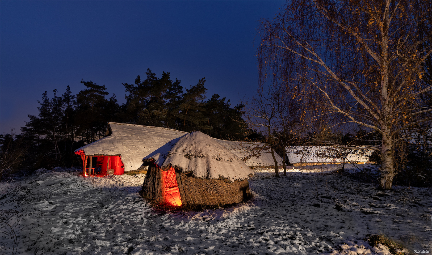 Winter im Dorf