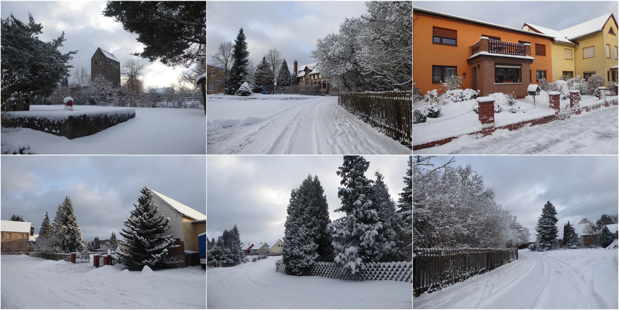 Winter im Dorf