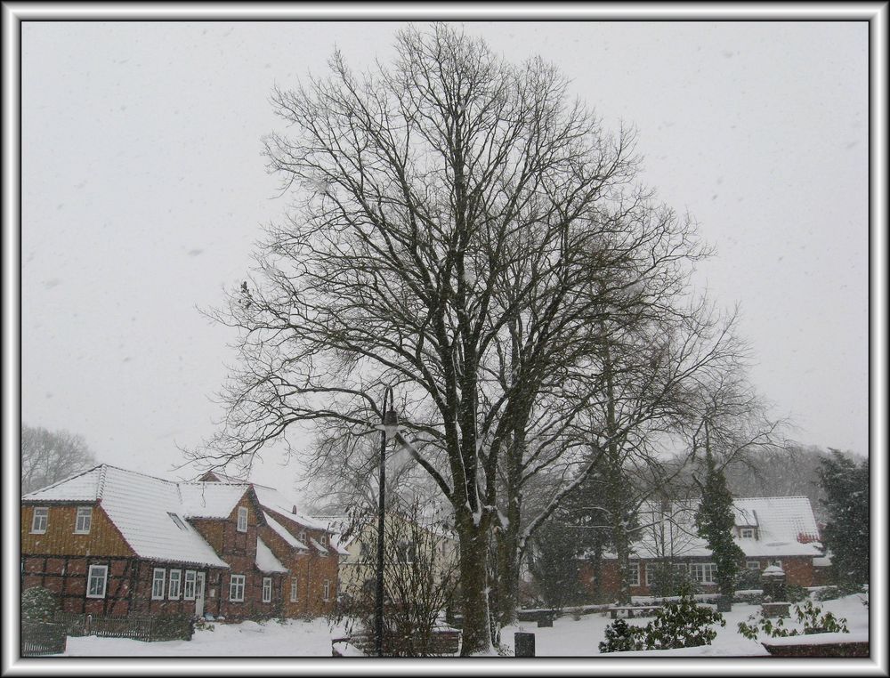 Winter im Dorf