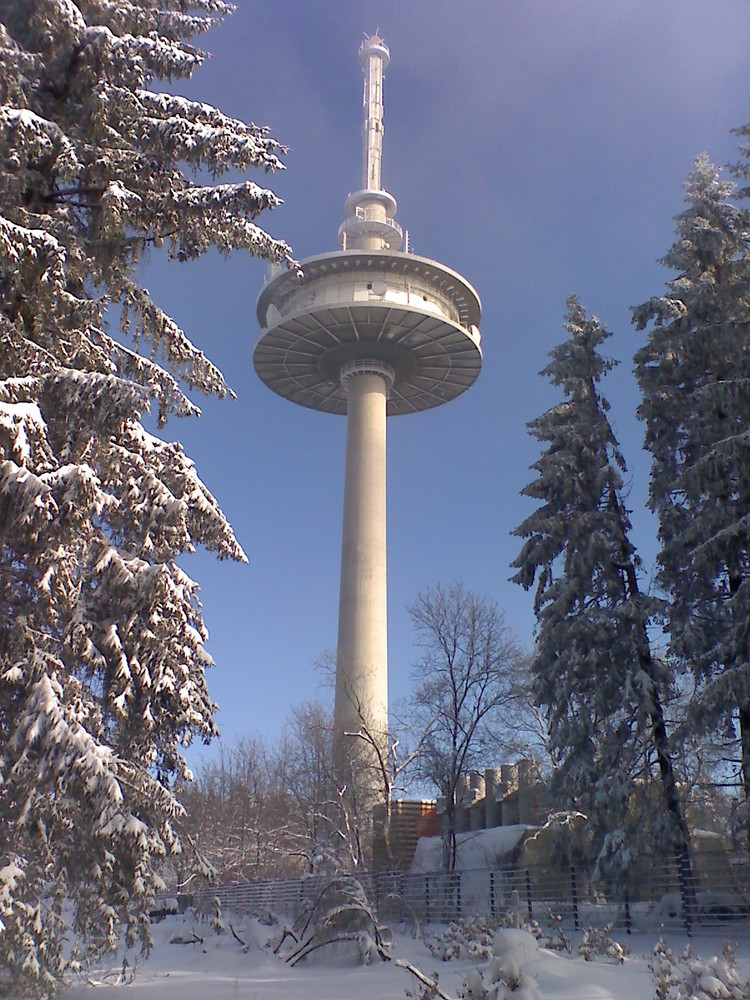 Winter im Ebbegirge - Fernmeldeturm "Waldberg"