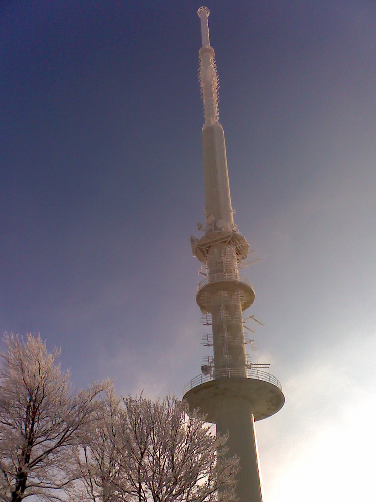 Winter im Ebbegirge - WDR Fernmeldeturm "Nordhelle"