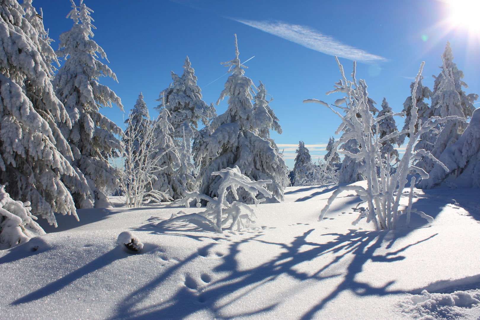 Winter im Erzgebirge