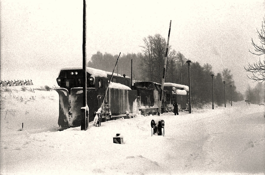 Winter im Erzgebirge .