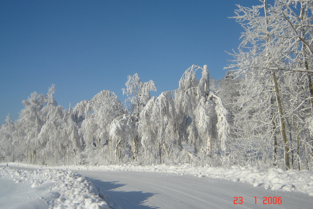 Winter im Erzgebirge