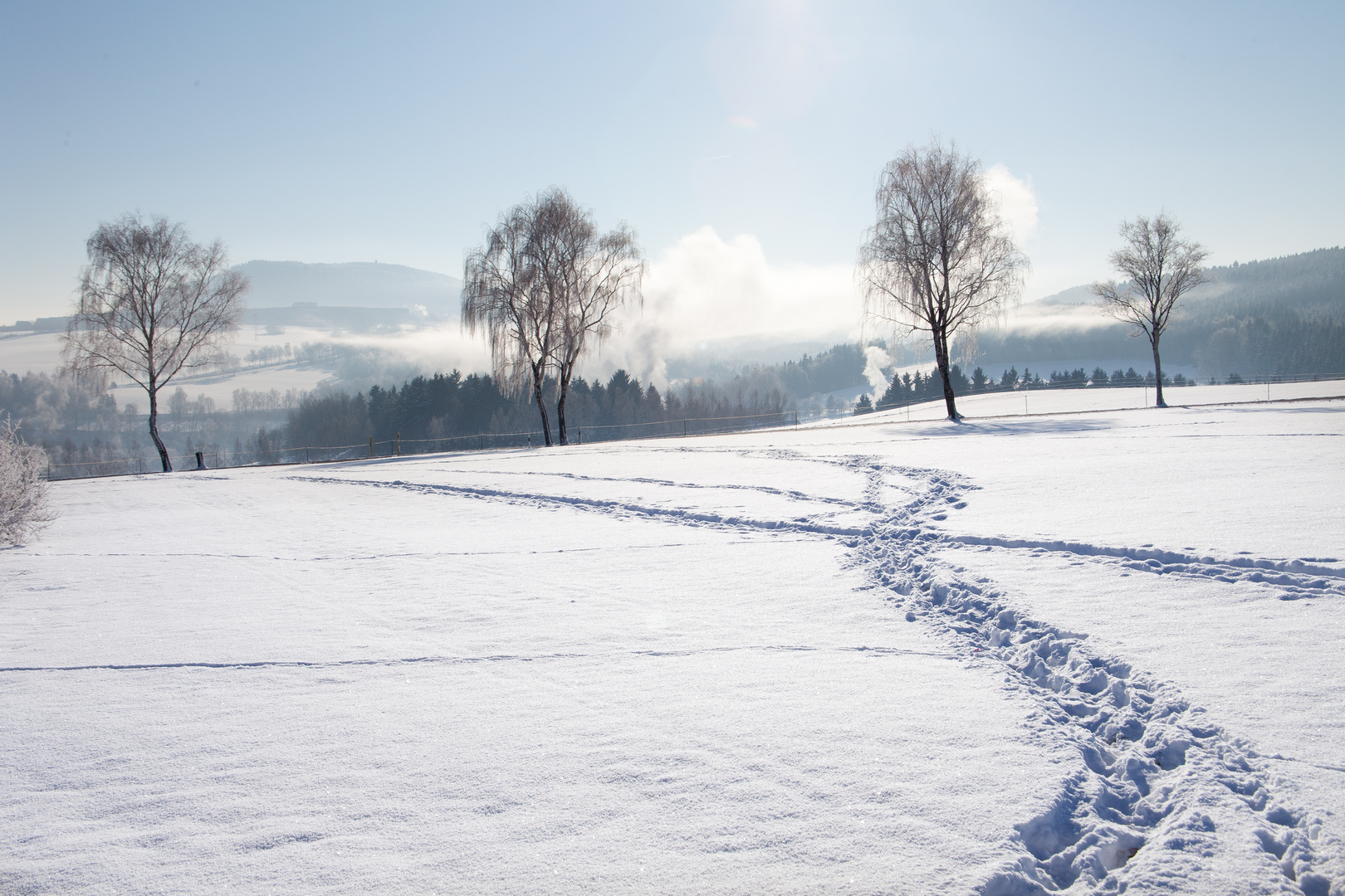 Winter im Erzgebirge