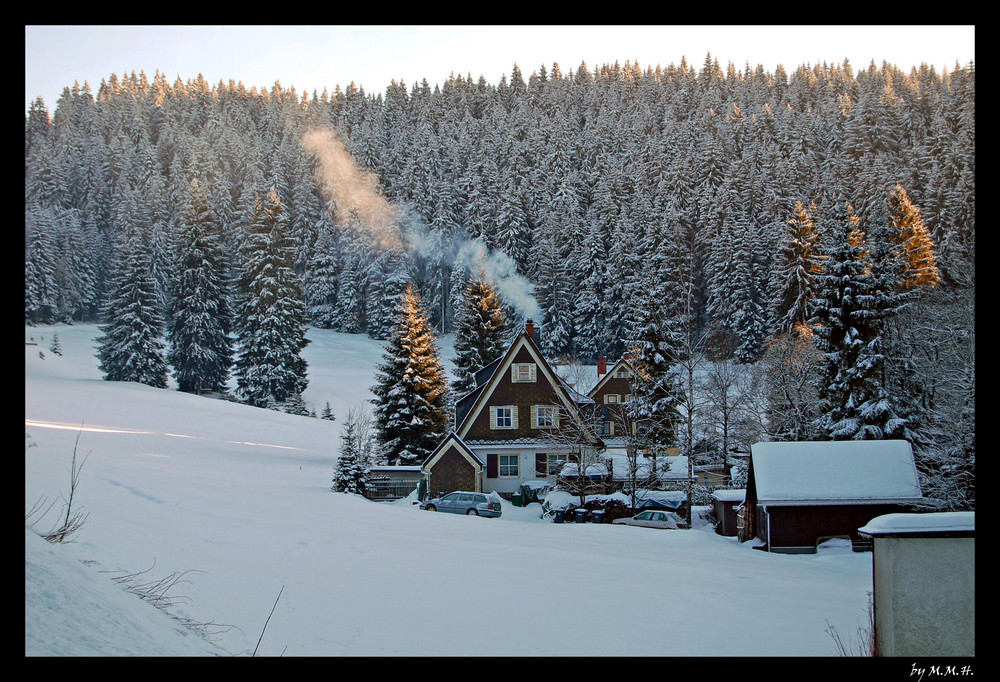 Winter im Erzgebirge