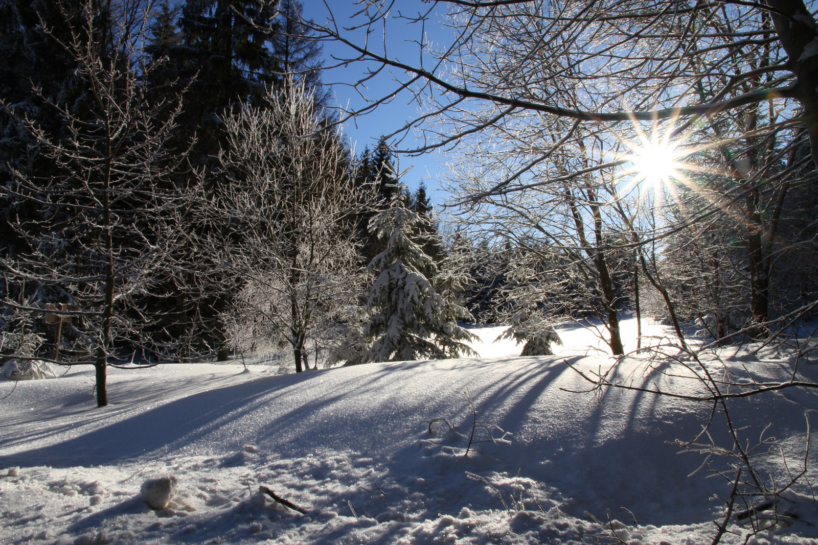 Winter im Erzgebirge