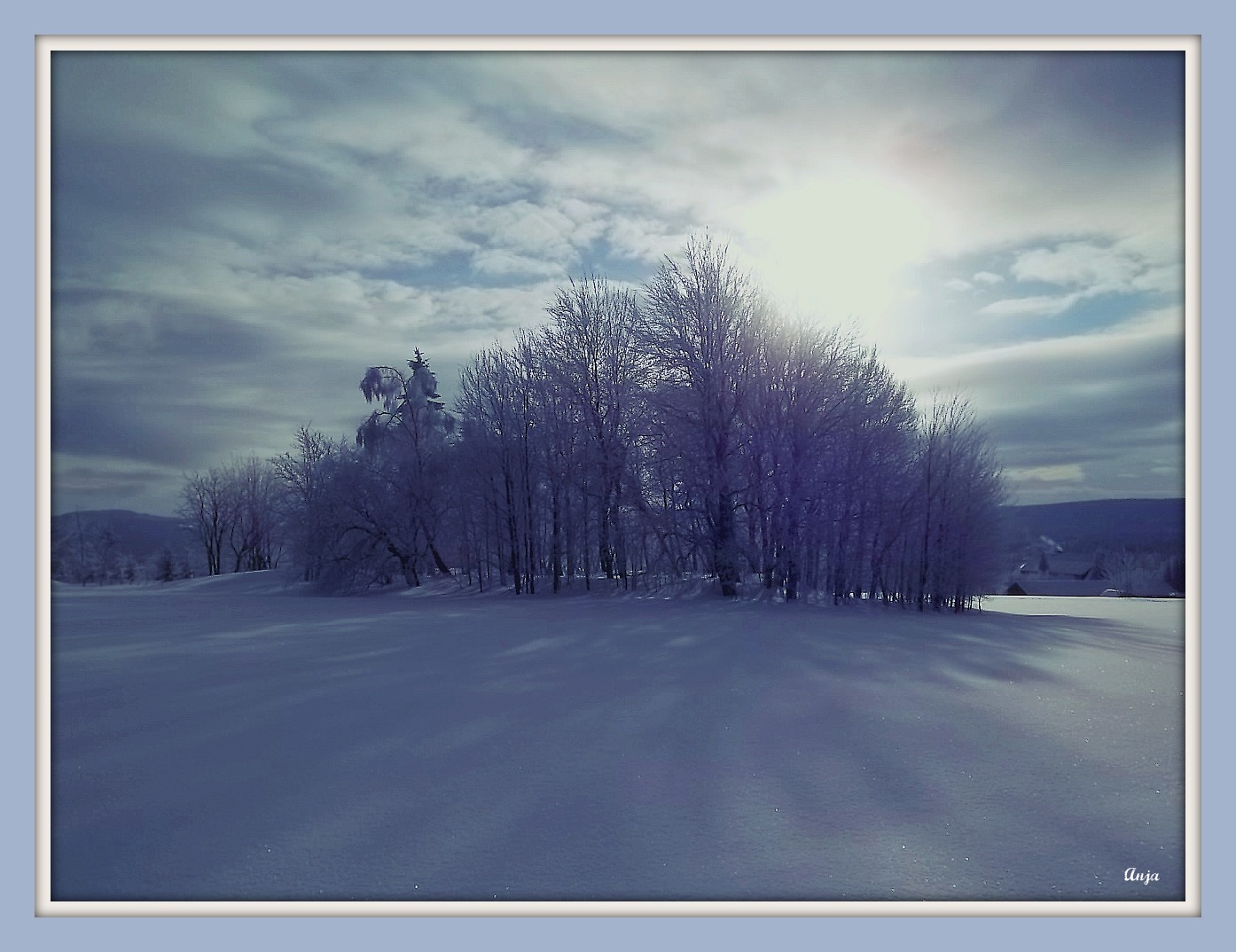 Winter im Erzgebirge