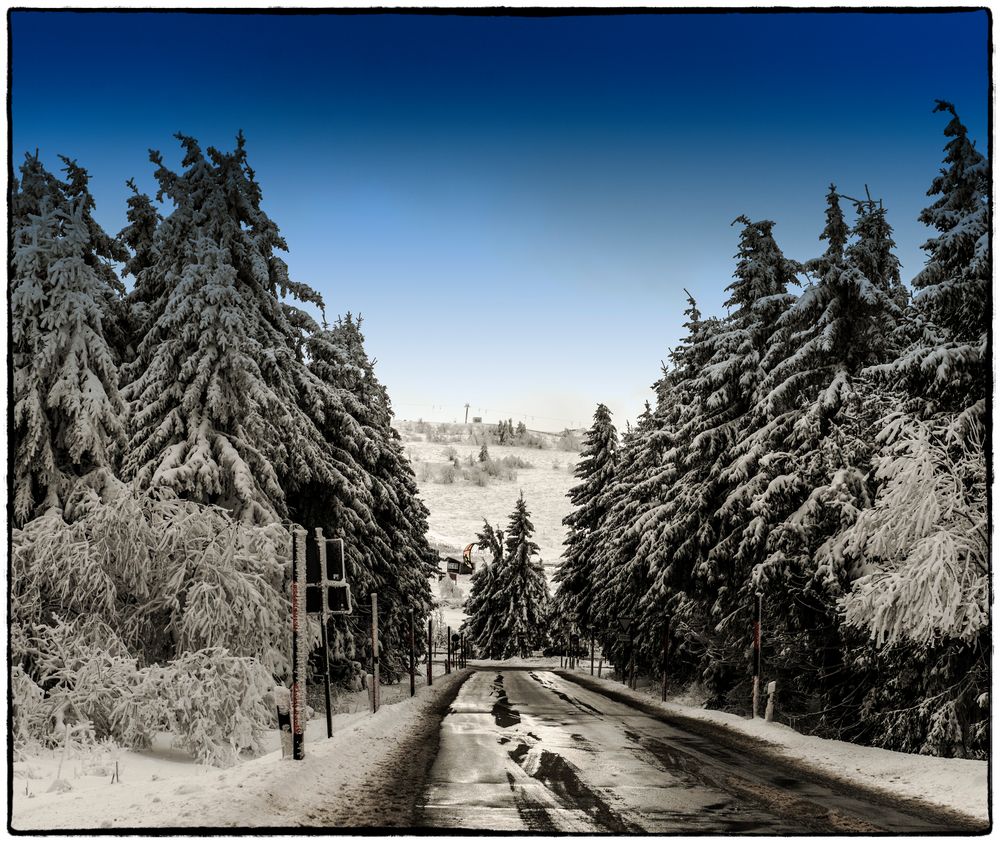 Winter im Erzgebirge