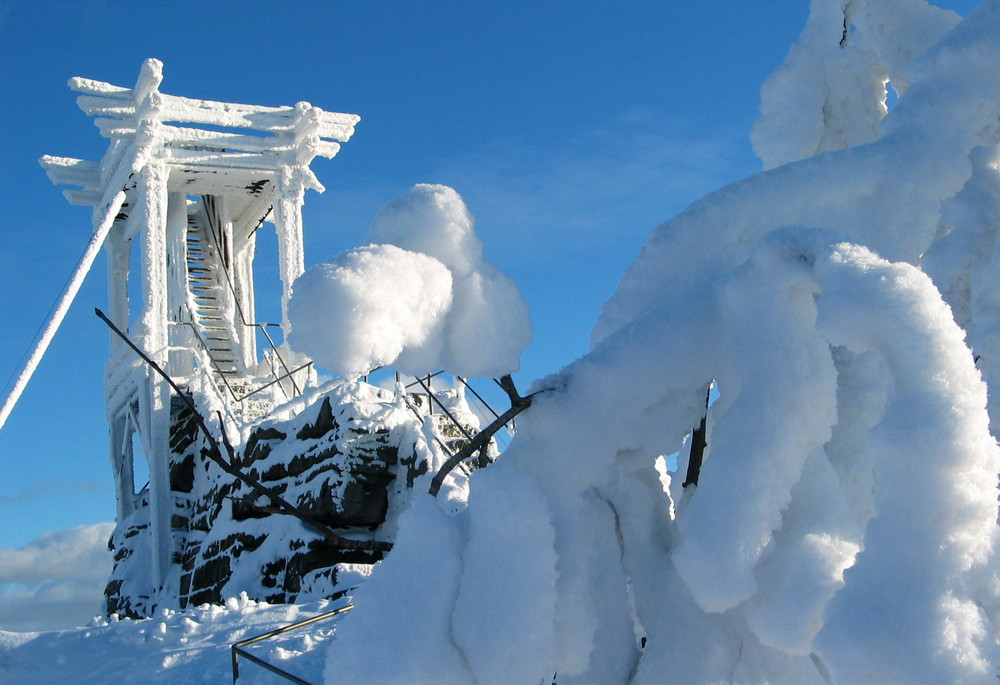 Winter im Februar 2006 "Auf dem Dach Frankens"
