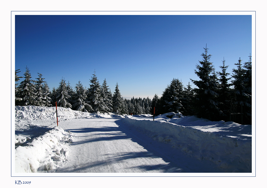 Winter im Fichtelgebirge am Ochsenkopf