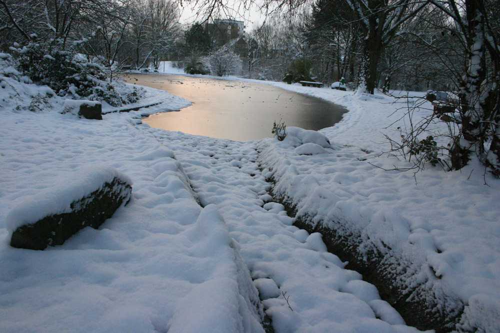 Winter im Freizeitpark