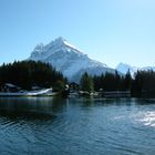 Winter im Frühling auf dem Arnisee