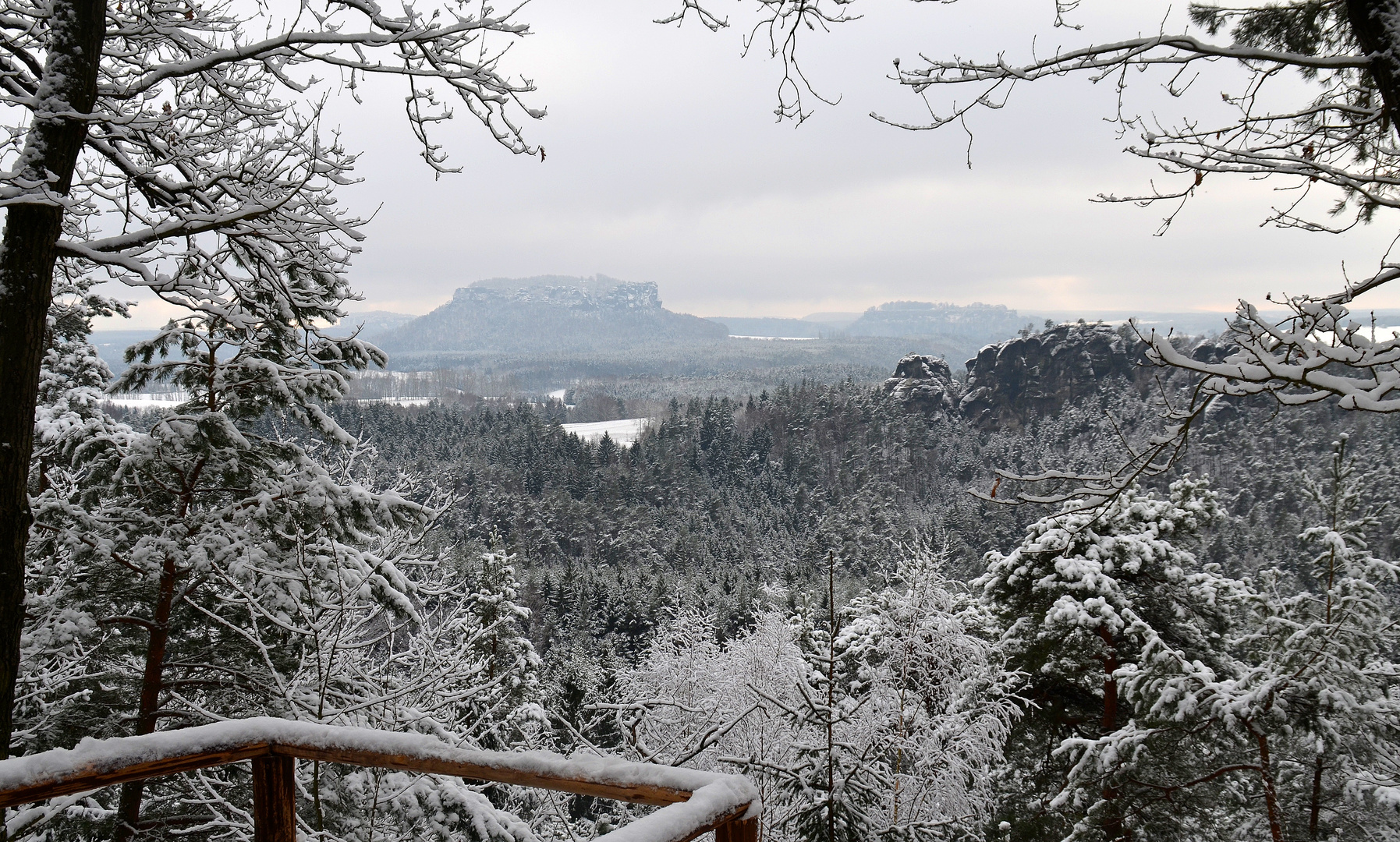 Winter im Gebirge