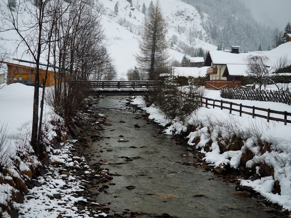 Winter im Grossartal beim Talschluss